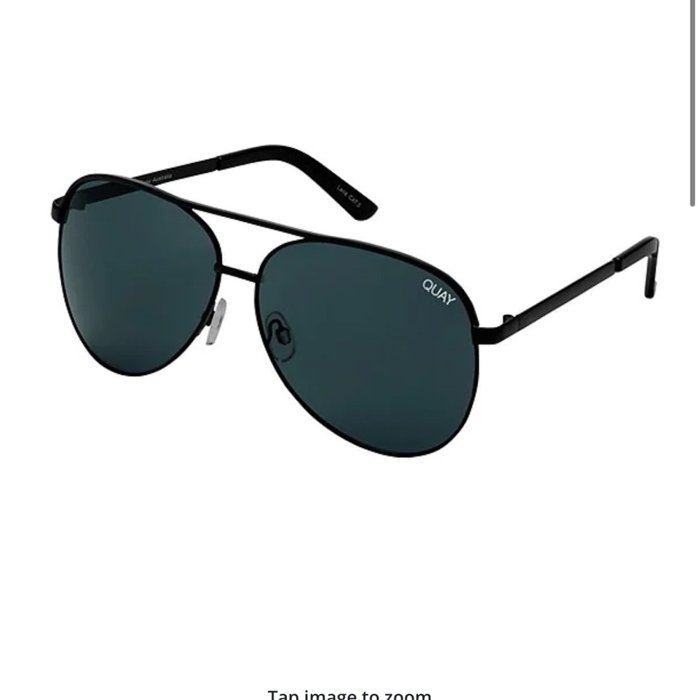 COPY - Quay vivienne aviator style sunglasses in black